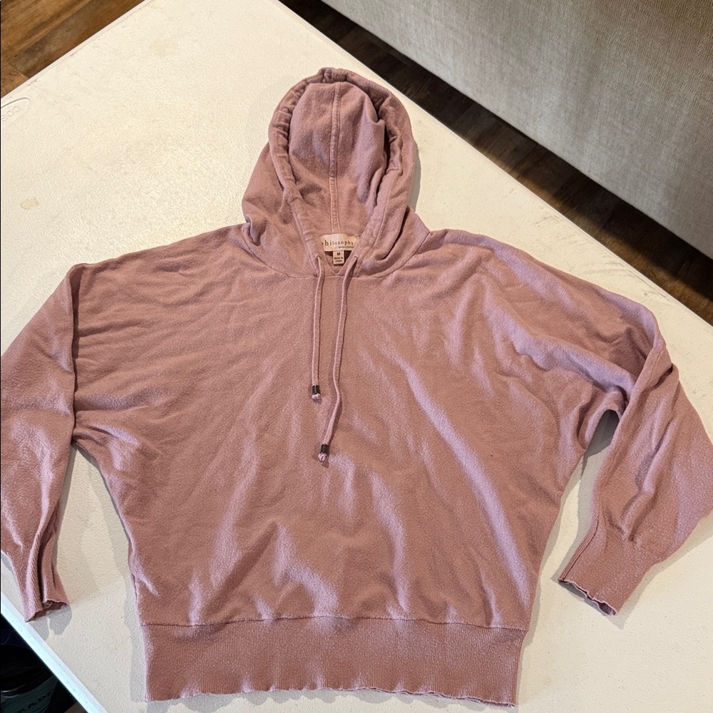 Philosophy Mauve Hoodie Sweater